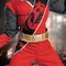 Red Ranger N Steel Costume Toddler Muscle Jumpsuit with Headpiece and Attached Belt